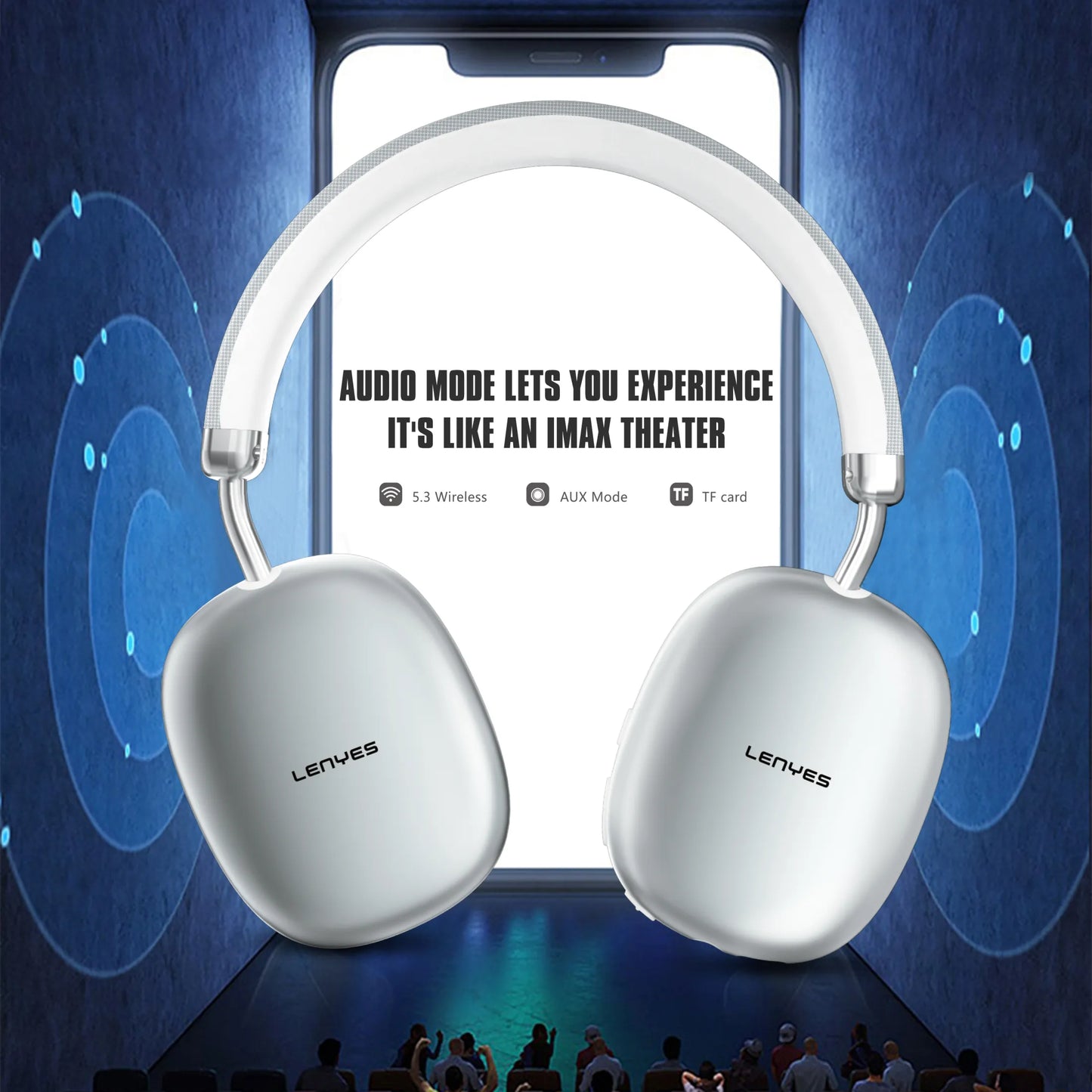 Audífono cancelación de ruido Bluetooth 5.3 -LH81