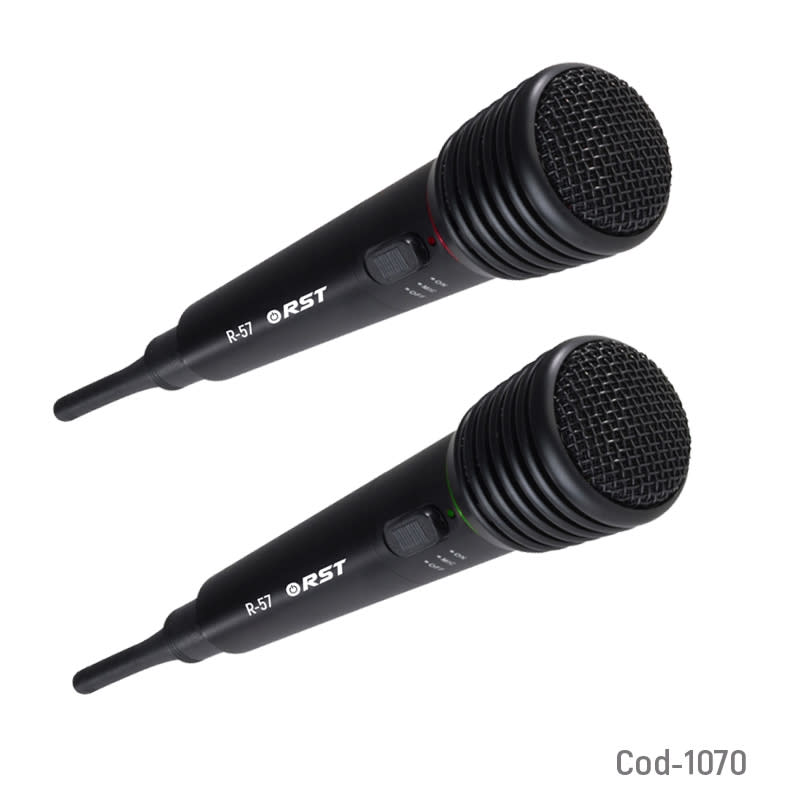 Kit Microfono Inalambrico Alambrico Inalambrico Rst R-57