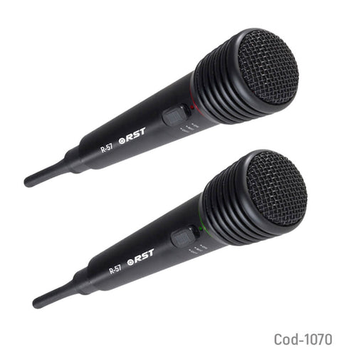 Kit Microfono Inalambrico Alambrico Inalambrico Rst R-57