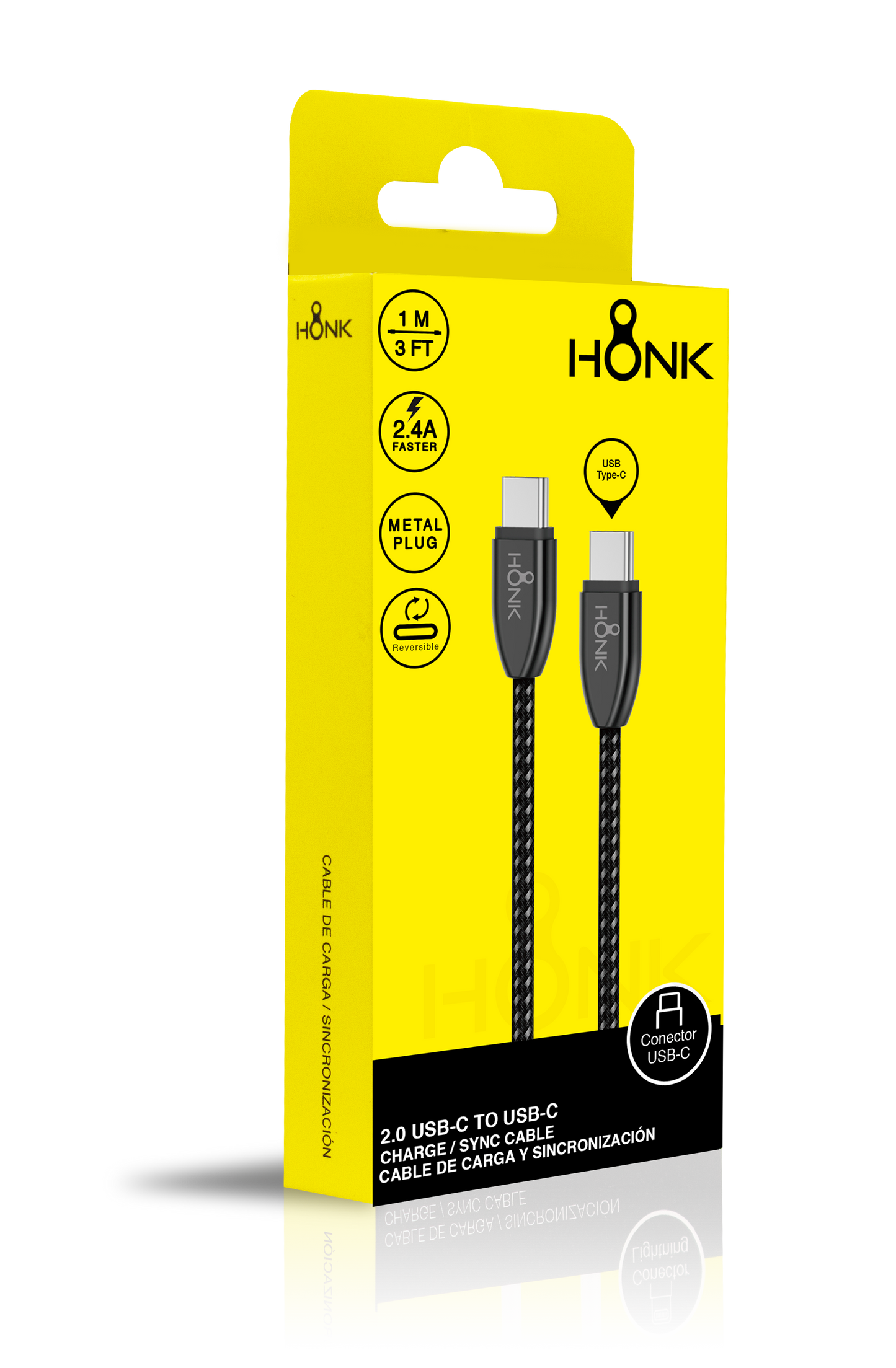 CABLE HONK TIPO C A TIPO C REFORZADO