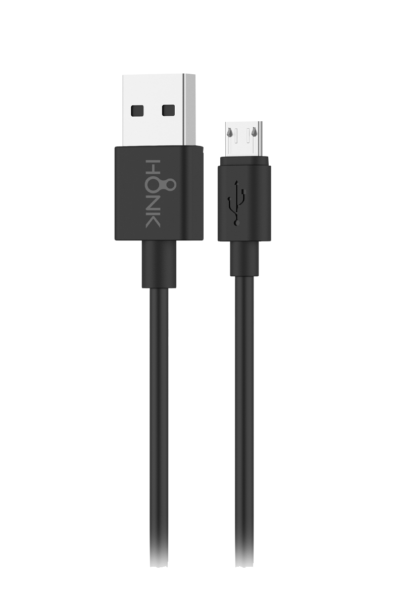 CABLE HONK USB A MICRO USB MINI NEGRO