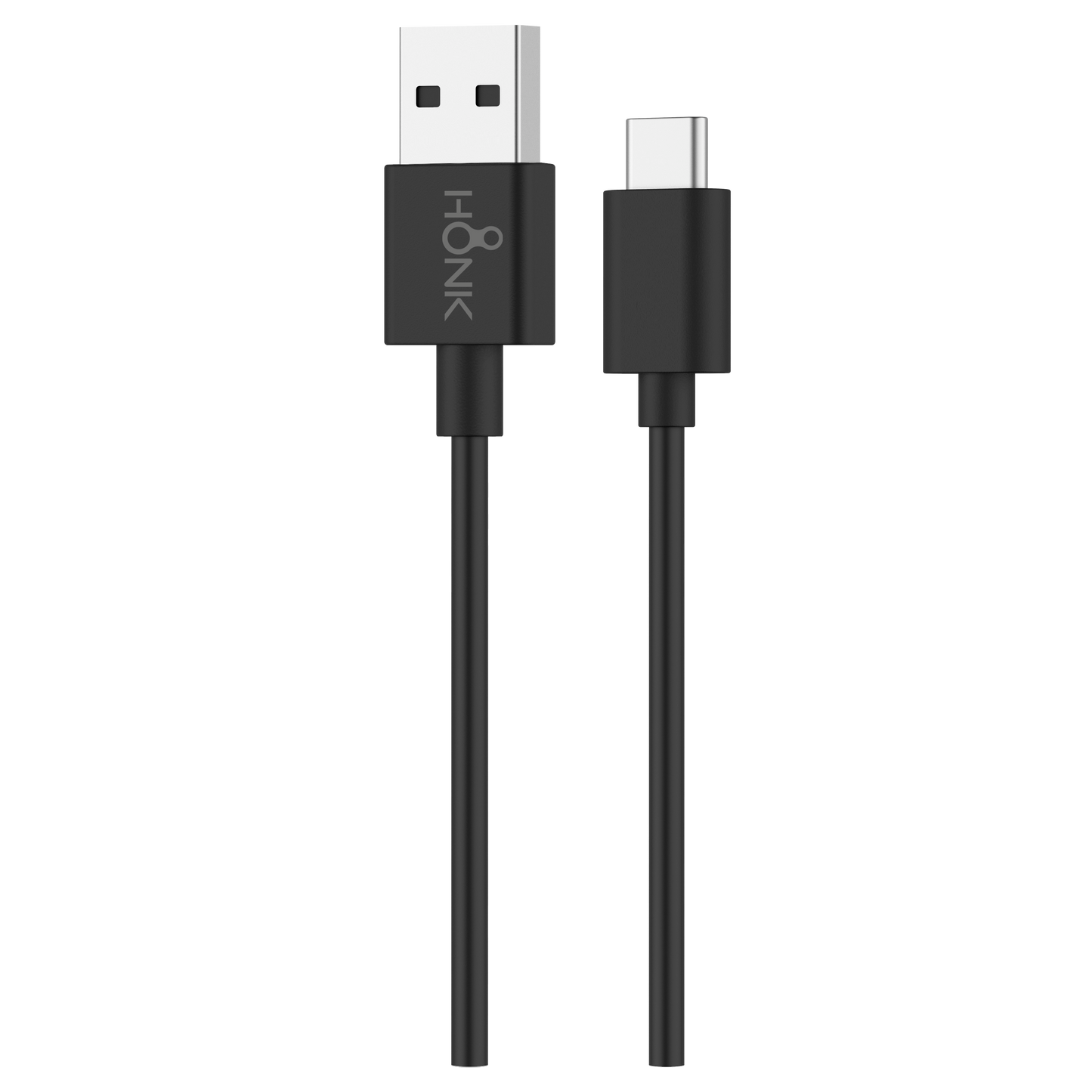 CABLE HONK USB A TIPO C NEGRO MINI