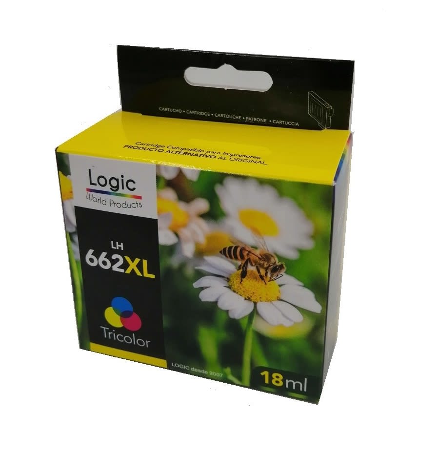 TINTA LOGIC HP 662 XL COLOR 18ML