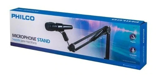 Soporte tipo brazo para microfonos PHILCO