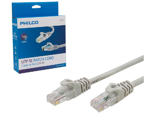 Cable de red Philco categoría 5E 10 Metros