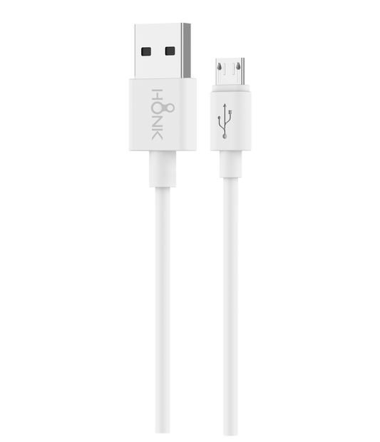 CABLE HONK USB A MICRO USB MINI BLANCO