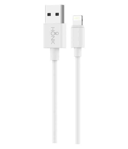 CABLE HONK USB A LIGHTNING (iPhone) BLANCO MINI