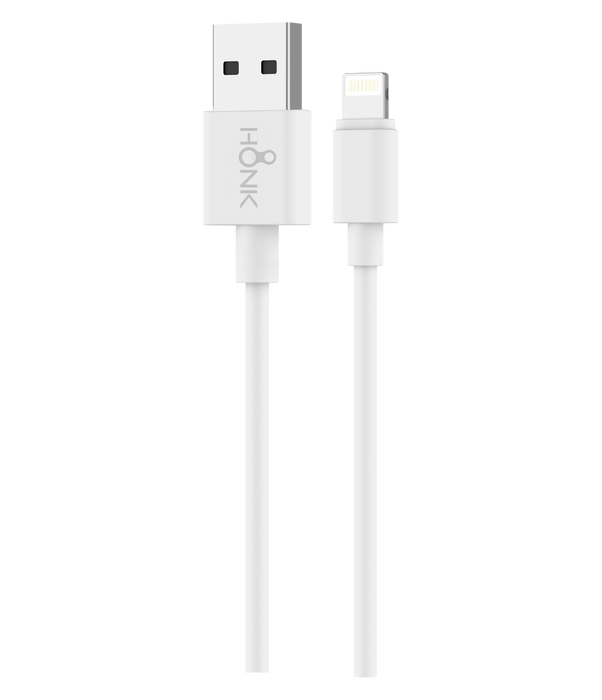 CABLE HONK USB A LIGHTNING (iPhone) BLANCO MINI