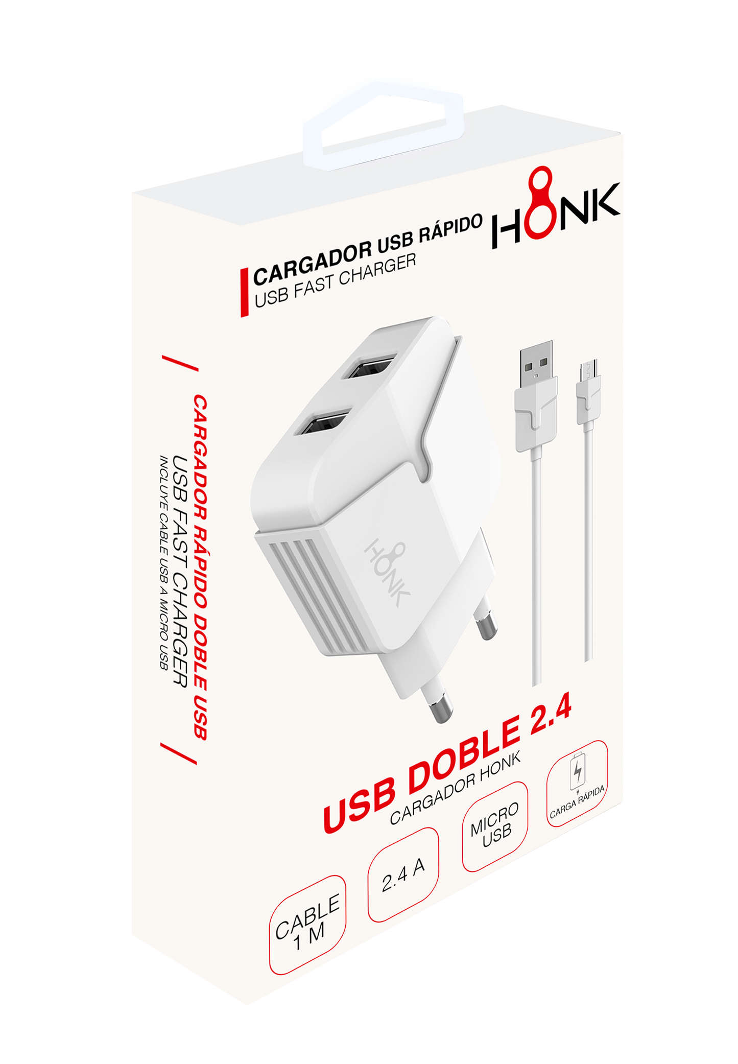 Cargador Honk Micro usb 2.4