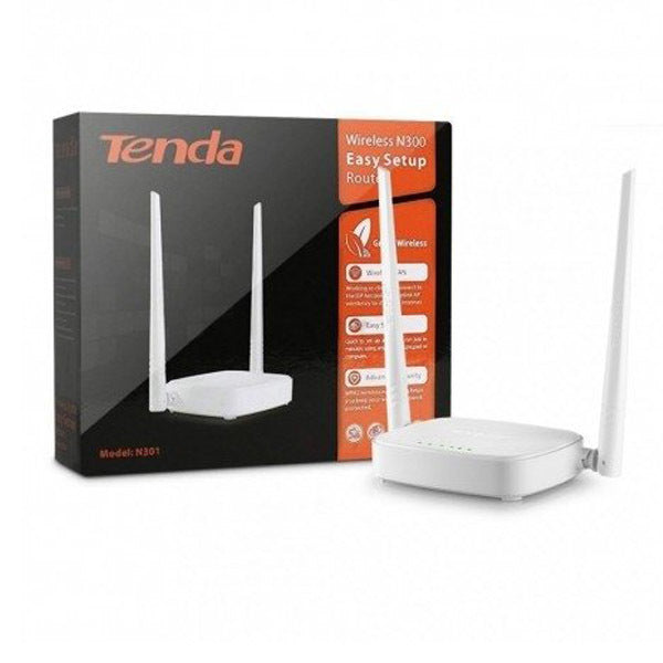 Tenda N300 Router WIFI inalámbrico con antena de alta potencia