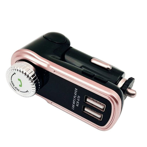 TRANSMISOR FM BLUETOOTH USB SD MP3 AUTO KCB-670