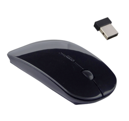 Mouse Inalambrico Plano Con Selector De DPI