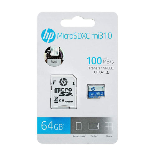 TARJETA MICRO SD HP 64GB CLASE 10