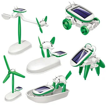 Kit educativo de robot solar 6 en 1