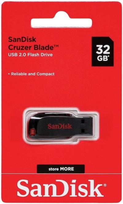 Pendrive Sandisk Cruzer Blade 32gb Usb 2.0