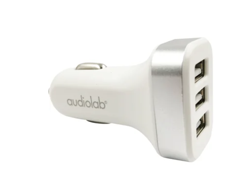 CARGADOR AUTO AUDIOLAB 3 USB 2.1