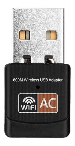 Adaptador Usb Wifi 600mbps Dual Band
