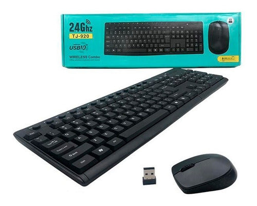 Kit Combo Mouse Y Teclado Inalámbricos Tj-920