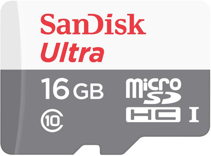 MEMORIA MICRO SD SANDISK ULTRA 16GB + ADAPTADOR