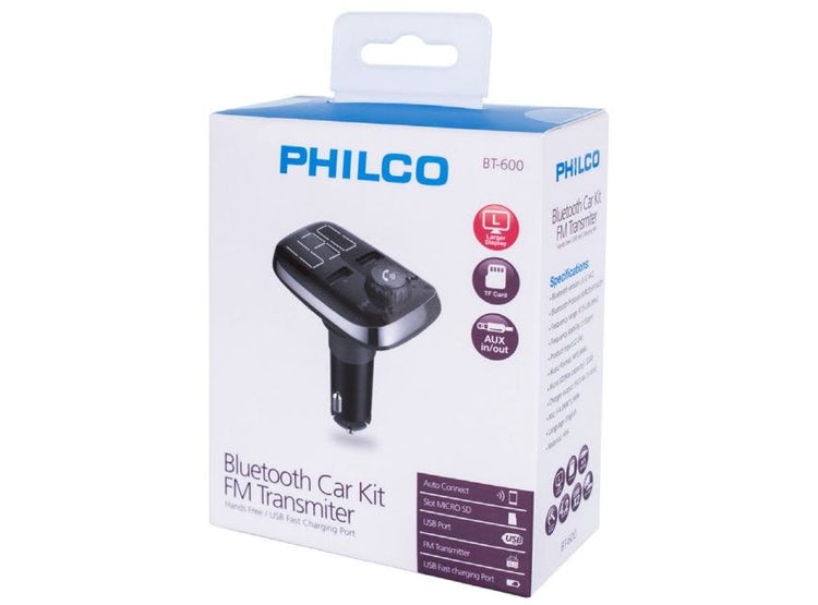 TRANSMISOR DE MÚSICA BLUETOOTH PHILCO BT600 3.4A