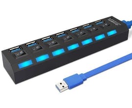 HUB USB 3.0 7 Puertos IRT energizado