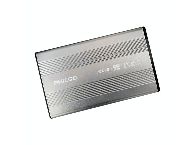 CASE COFRE DISCO DURO PHILCO 2.5 HDD USB 2.0