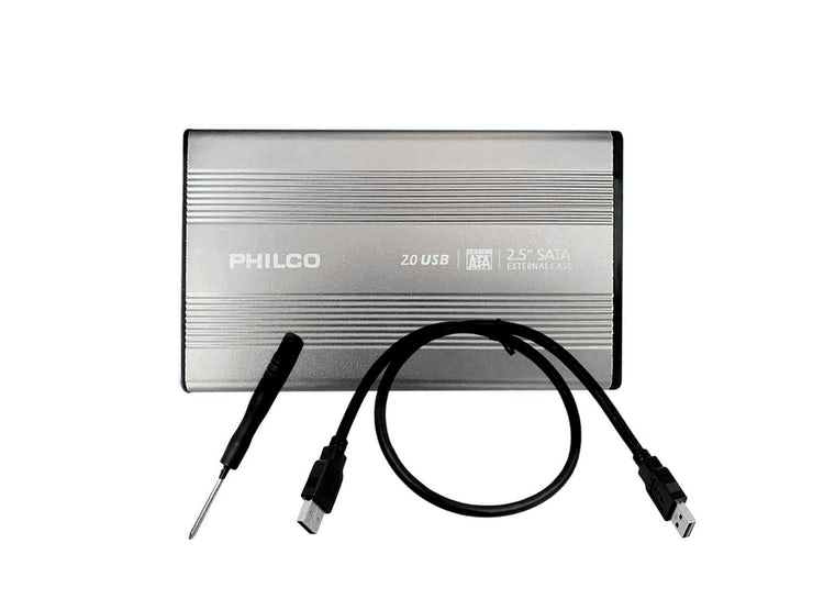 CASE COFRE DISCO DURO PHILCO 2.5 HDD USB 2.0