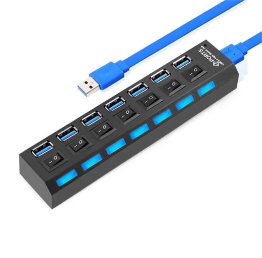 HUB USB 3.0 7 Puertos IRT energizado