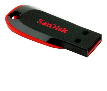 Pendrive Sandisk Cruzer Blade 64gb Usb 2.0